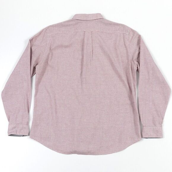 Alex Mill Shirt Men's Large Blue Red Micro Plaid 100% Cotton Button Down - Picture 7 of 10